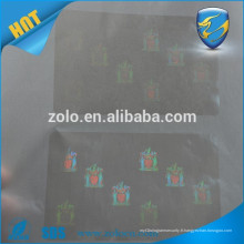 Clear Custom hologram seal sticker / Transparent hologram id seal sticker